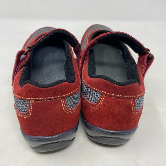 Orthofeet Shoes Burgendy Mary Jane Comfort Orthopedic Womens Size 9.5 W - Picture 5 of 8